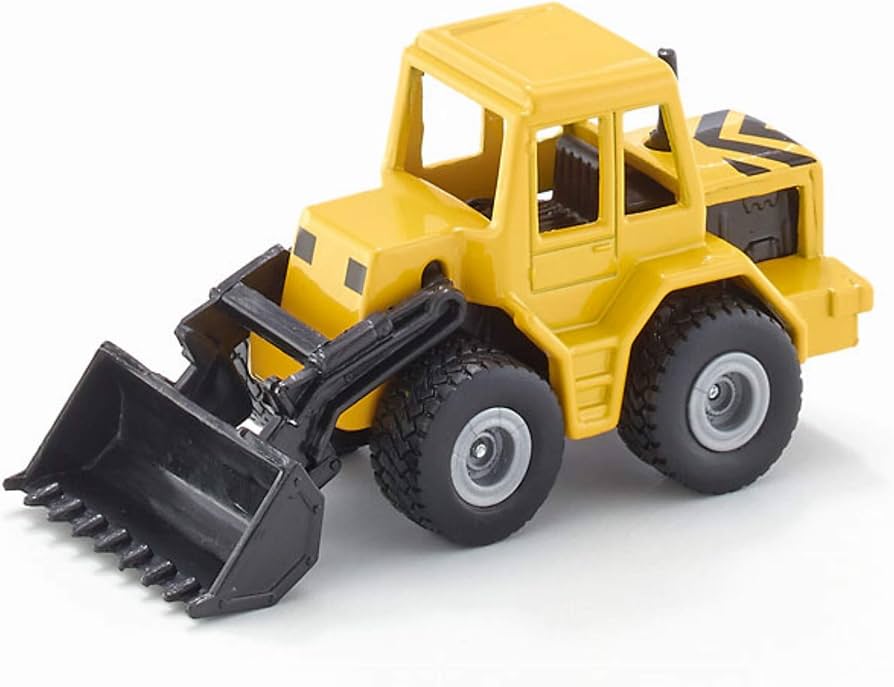 Amazon.com: Siku 0802, Front Loader, Metal/Plastic, Yellow/Black