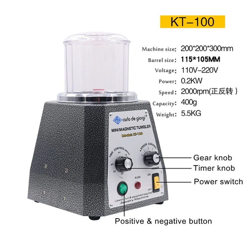 Amazon | CNSTZBC 研磨機 磁気バレル研磨機 チェンジバレル研磨機 200W