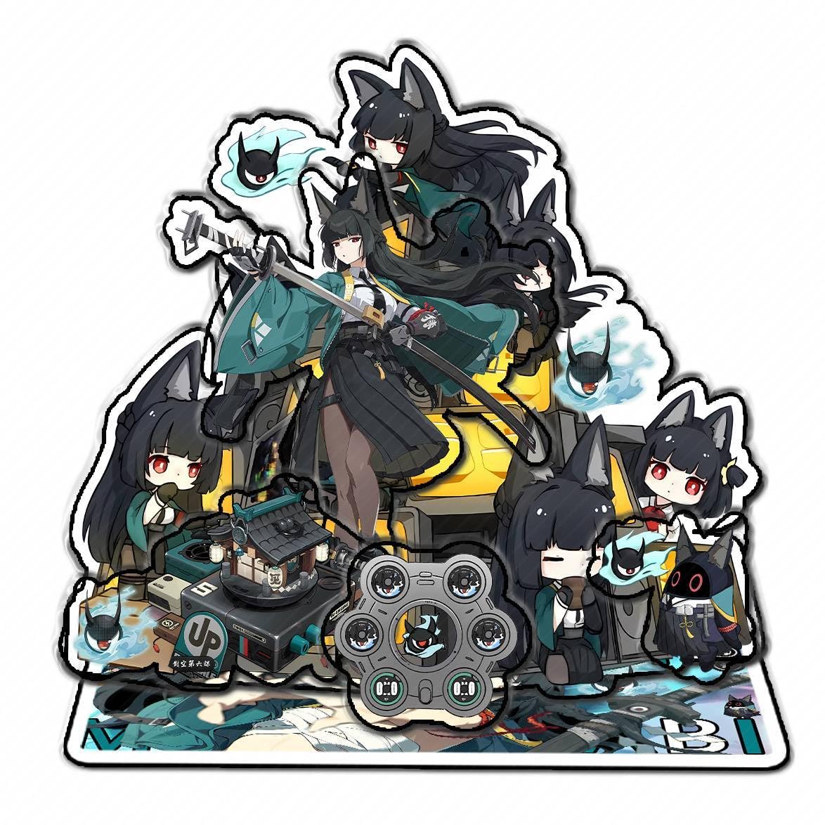 Amazon.co.jp: ゼンレスゾーンゼロ 星見雅 アクリルスタンド 5層 21cm