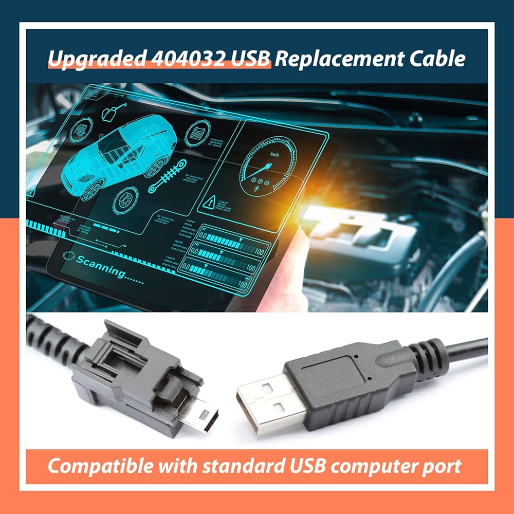 Amazon.com: Lisnhlin 404032 USB Replacement Cable, Compatible with