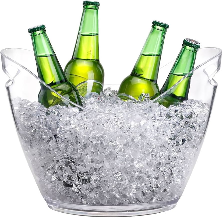 Amazon｜アイスバケット プラスチック 氷バケツ ワイン シャンパン