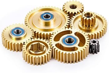 Amazon | TRZX 7個 真鍮モーター ギアボックス ギア部品セット タミヤ