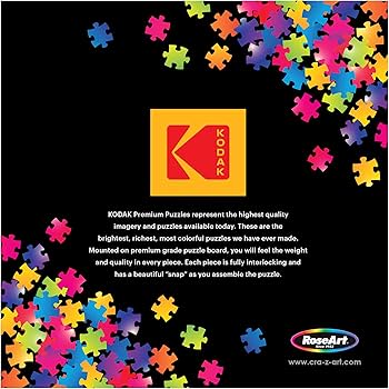 Amazon.com: RoseArt - Kodak - Sneaky Pups - 350 Piece Jigsaw