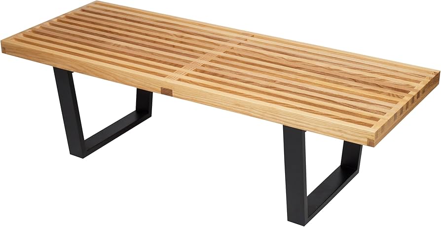 Amazon.co.jp: E-comfort ネルソンプラットフォームベンチ 122cm