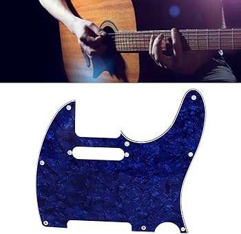 Amazon.co.jp: ギターピックガード PVC(GQ231 ブルーパール) : 楽器