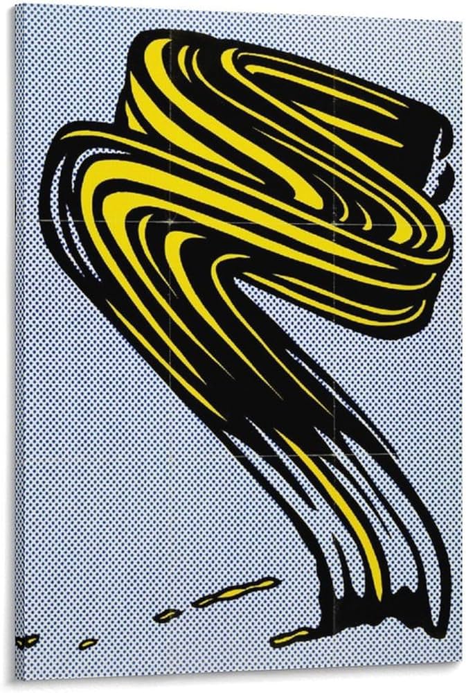 Amazon.co.jp: ロイ・リキテンスタイン「一挙」絵画 モダン