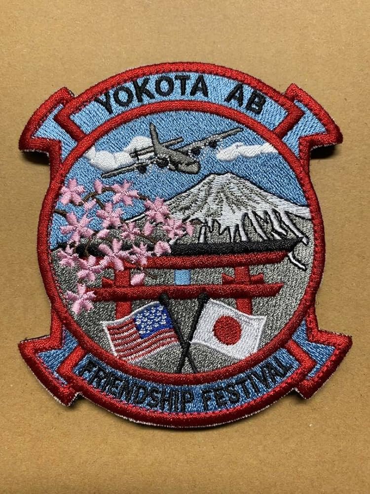 Amazon.co.jp: 横田基地 フレンドシップ 記念 ワッペン 航空自衛隊