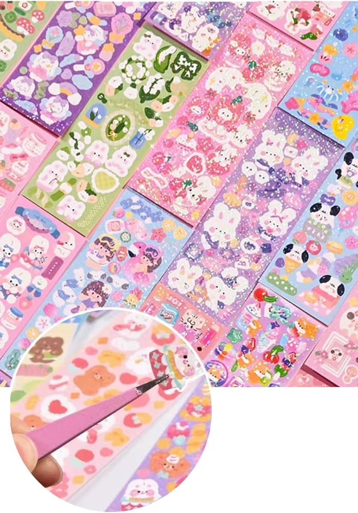 Amazon.co.jp: TK.tech シール ステッカー 200枚入り 女の子 ごほうび