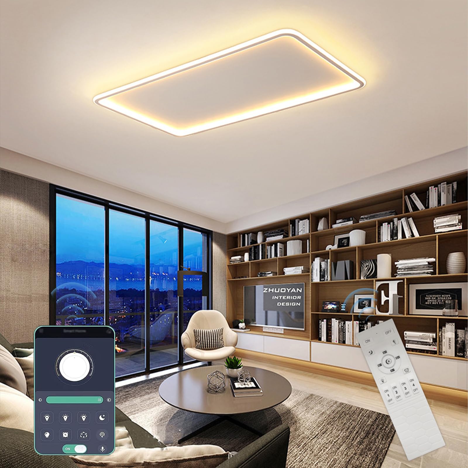 Amazon.co.jp : LED シーリングライト 15畳 シーリングライト おしゃれ