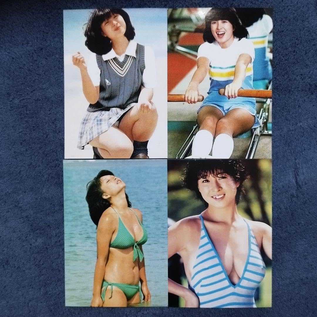 Amazon.co.jp: 河合奈保子 写真 4枚 L判サイズ E : Toys & Games