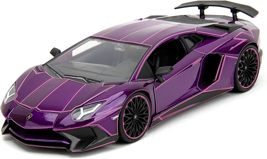 Amazon.com: Jada Pink Slips 1:24 W1 Lamborghini Aventador SV Die