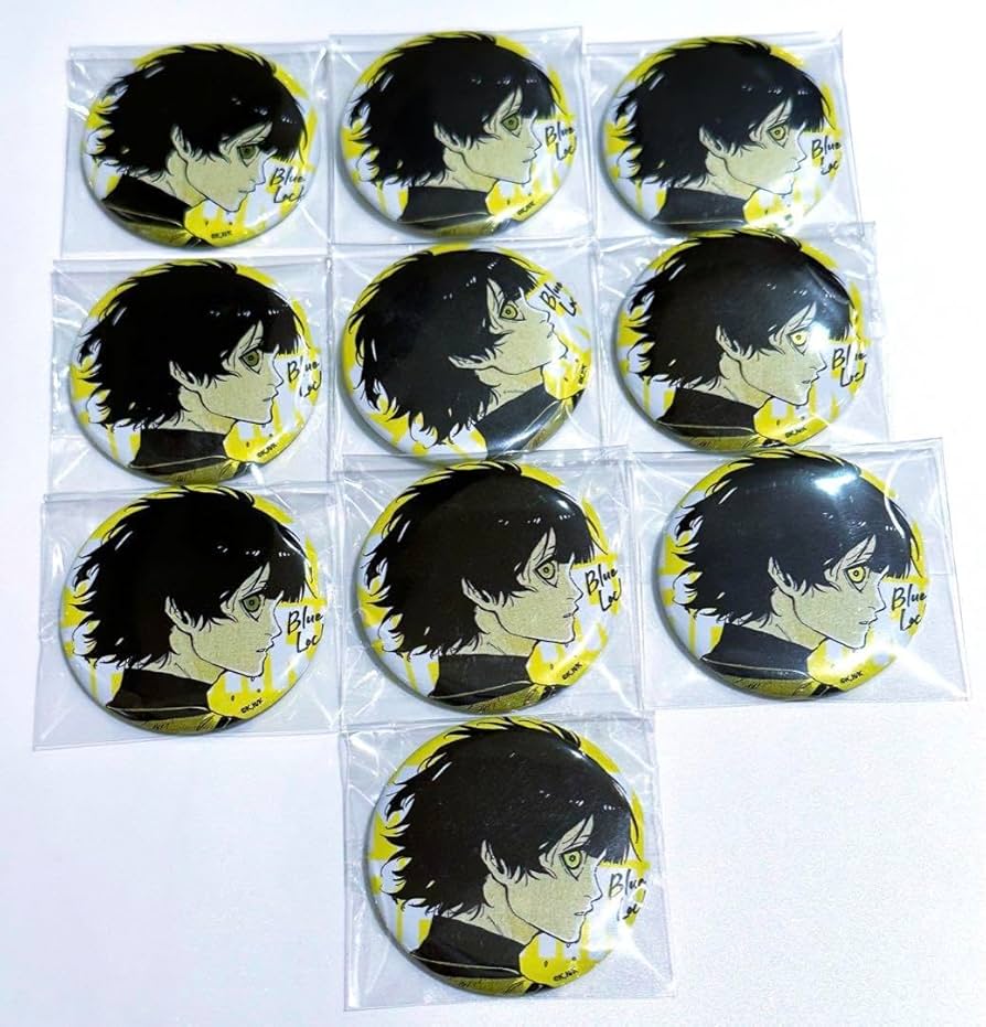 Amazon.co.jp: ブルーロック シークレットメタル缶バッジ 蜂楽 廻 10点