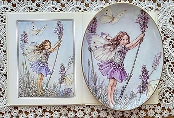 Amazon.co.jp: シシリーメアリーバーカー 花の妖精 絵皿 ラベンダーの