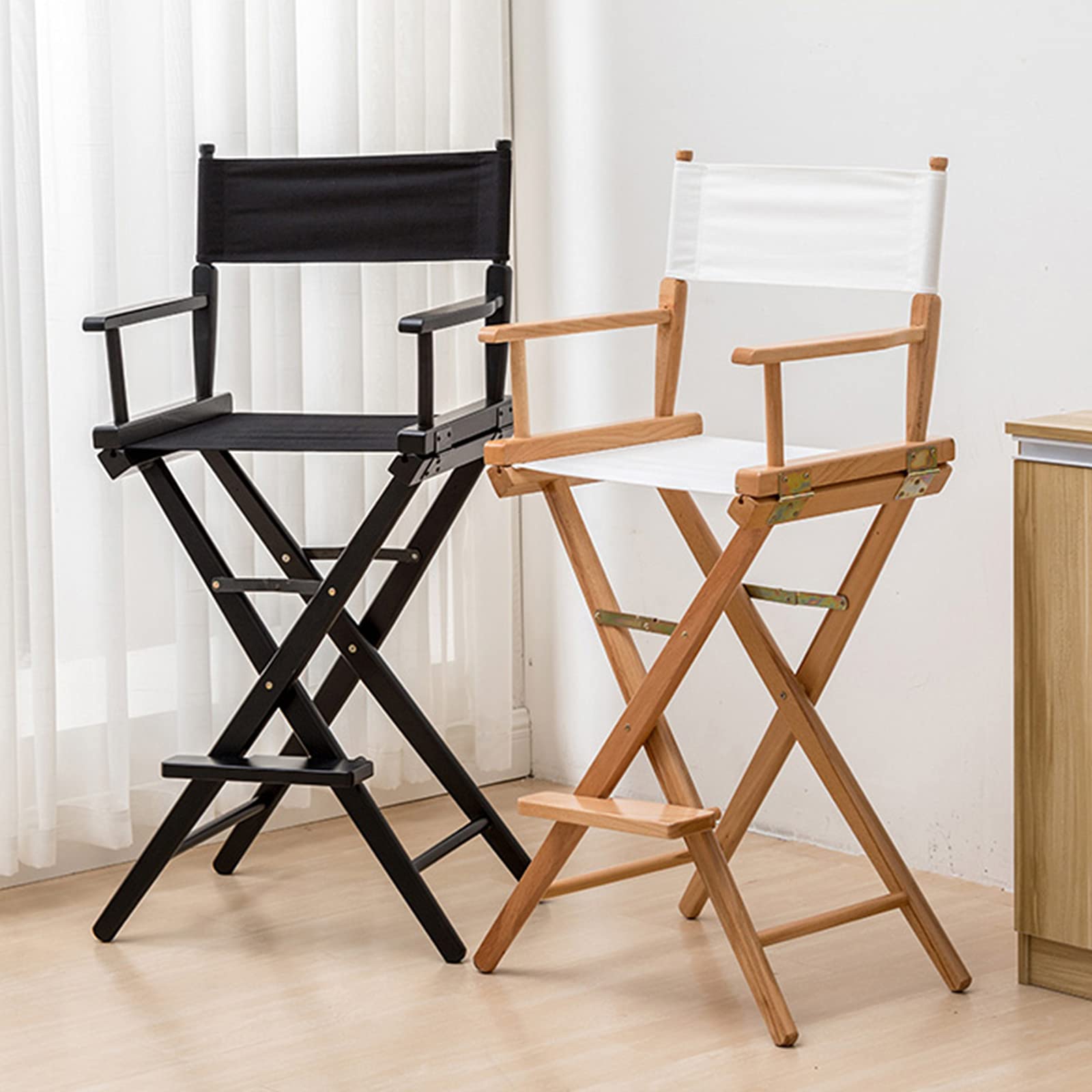 Amazon.co.jp: 無垢材の折りたたみ式ディレクターズチェアポータブル