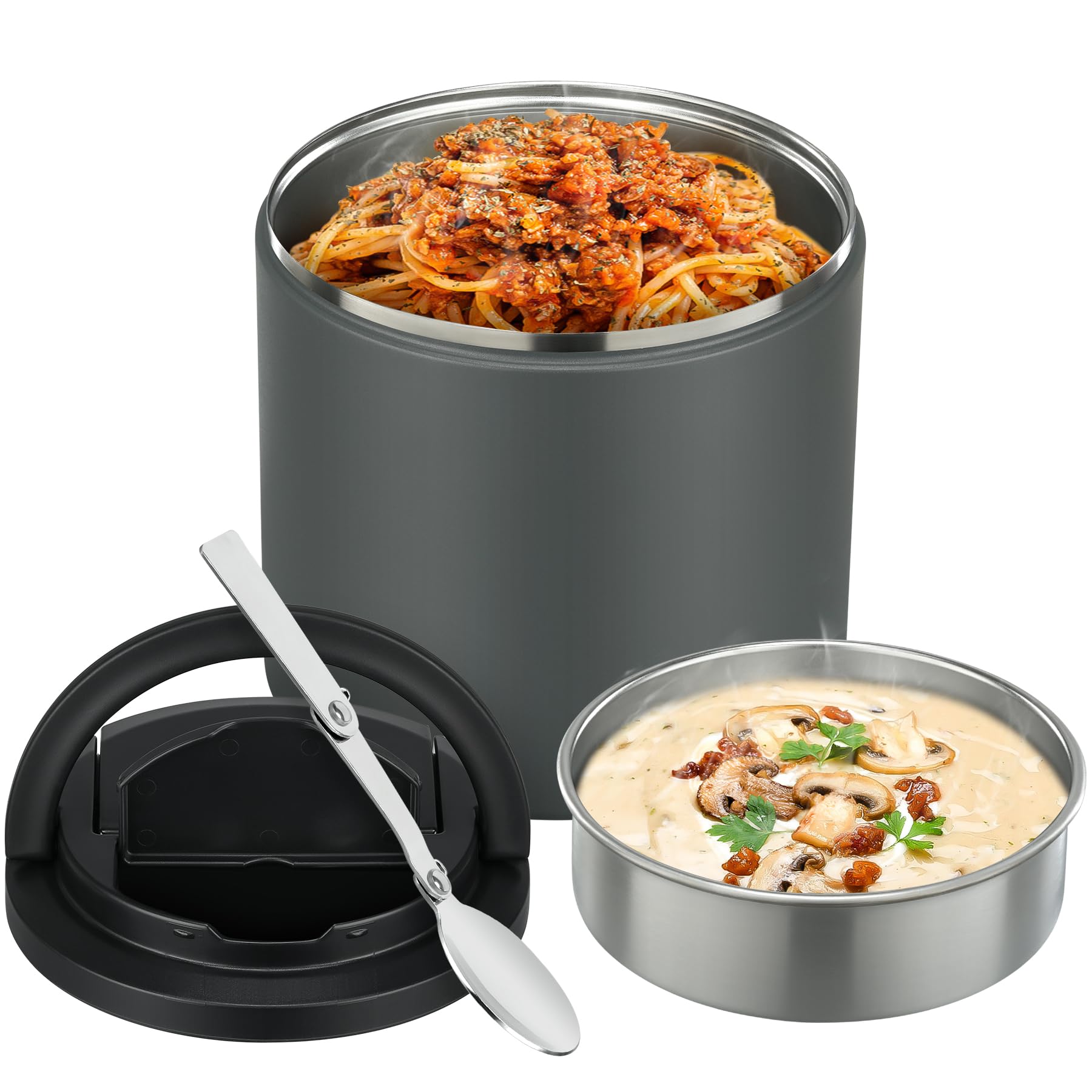 Amazon.com: 40oz Insulated Food Jar-Say Goodbye to Spills&Cold