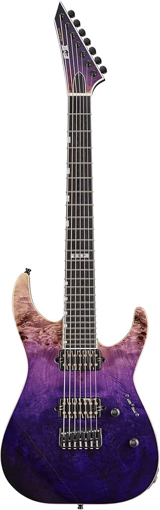 Amazon | E-II M-II 7NT HS Purple Natural Fade エレキギター