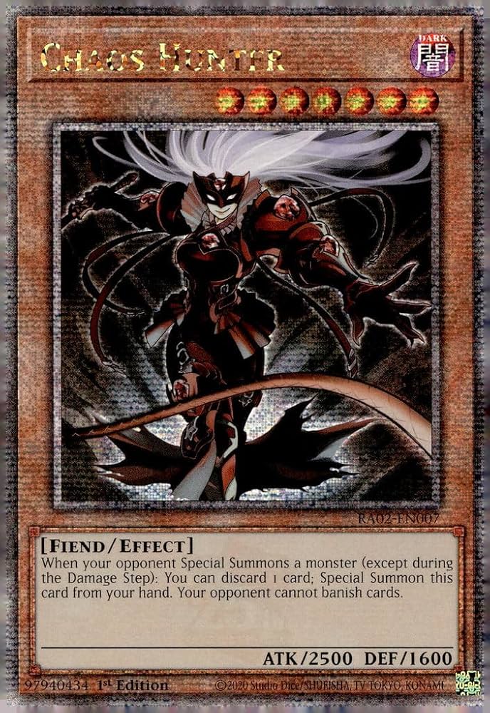 Amazon.com: Chaos Hunter (Quarter Century Secret Rare) - RA02
