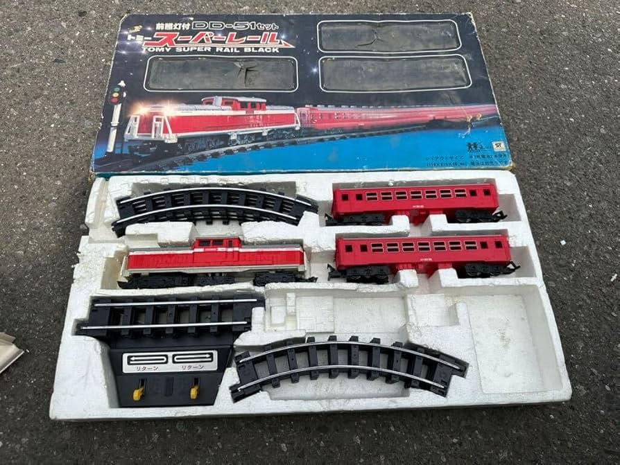 Amazon | トミー スーパーレール DD-51セット 玩具 レトロ鉄道模型