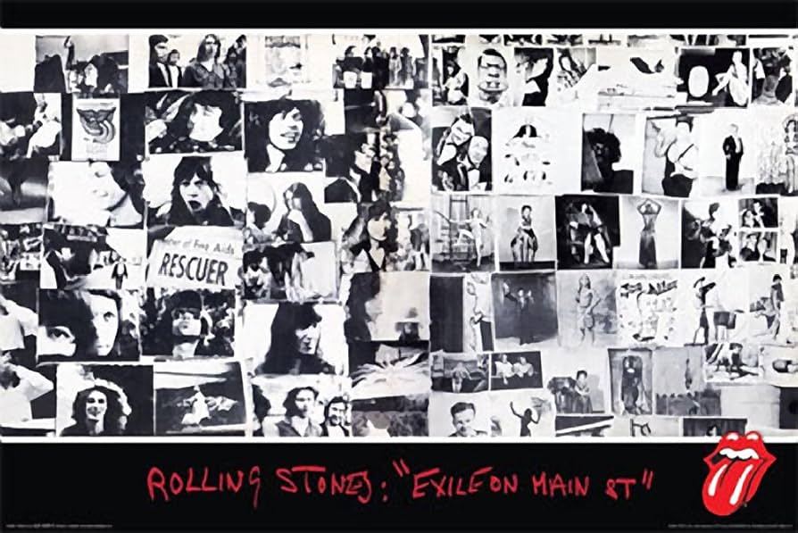Amazon.com: (24x36) Rolling Stones (Exile on Main St) Music Poster