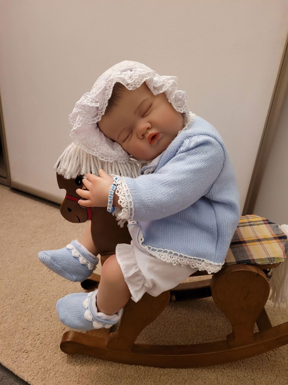 Amazon | Protow リボーンドール 50cm リアルで目を閉じて静かに眠って