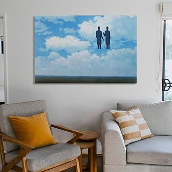 Amazon.co.jp: ルネ マグリットポスター 絵画風景画「無限の感謝 (1963