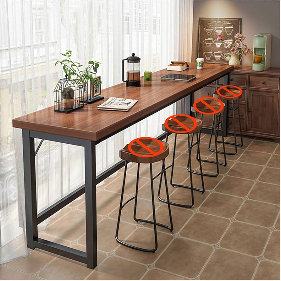 Amazon｜Dnowegas ハイカウンターテーブル 120cm カウンターテーブル