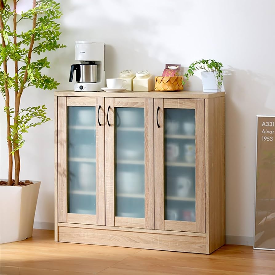 Amazon.co.jp: YM World 00-012 Cupboard, Natural Kitchen, Low Type