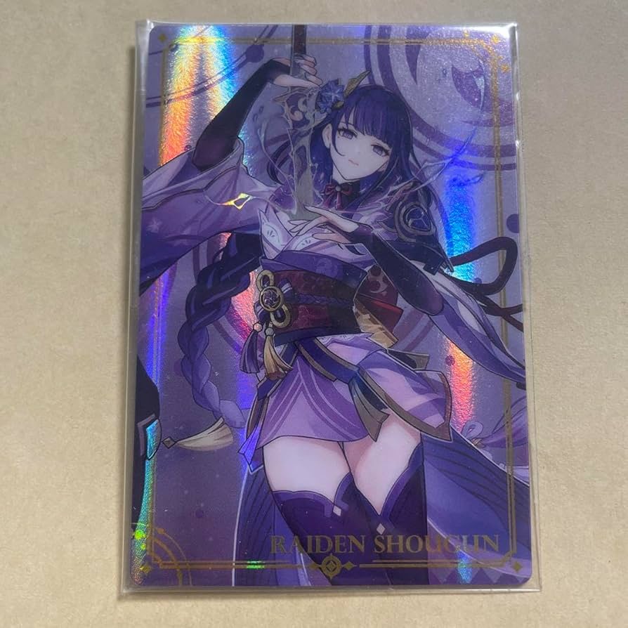 Amazon.co.jp: 原神 ウエハース カード 雷電将軍 レア : おもちゃ