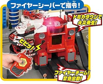 Amazon.co.jp: トミカ 無線でピピッと出動指令! 変形ファイヤー
