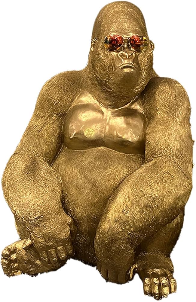 Amazon.co.jp: コングL ゴリラ 91㎝ 動物 オブジェ 大きい インテリア