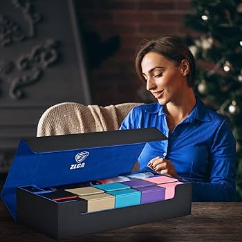 Amazon.co.jp: ZLCA カードデッキボックス プレイマット付き MTG TCG用