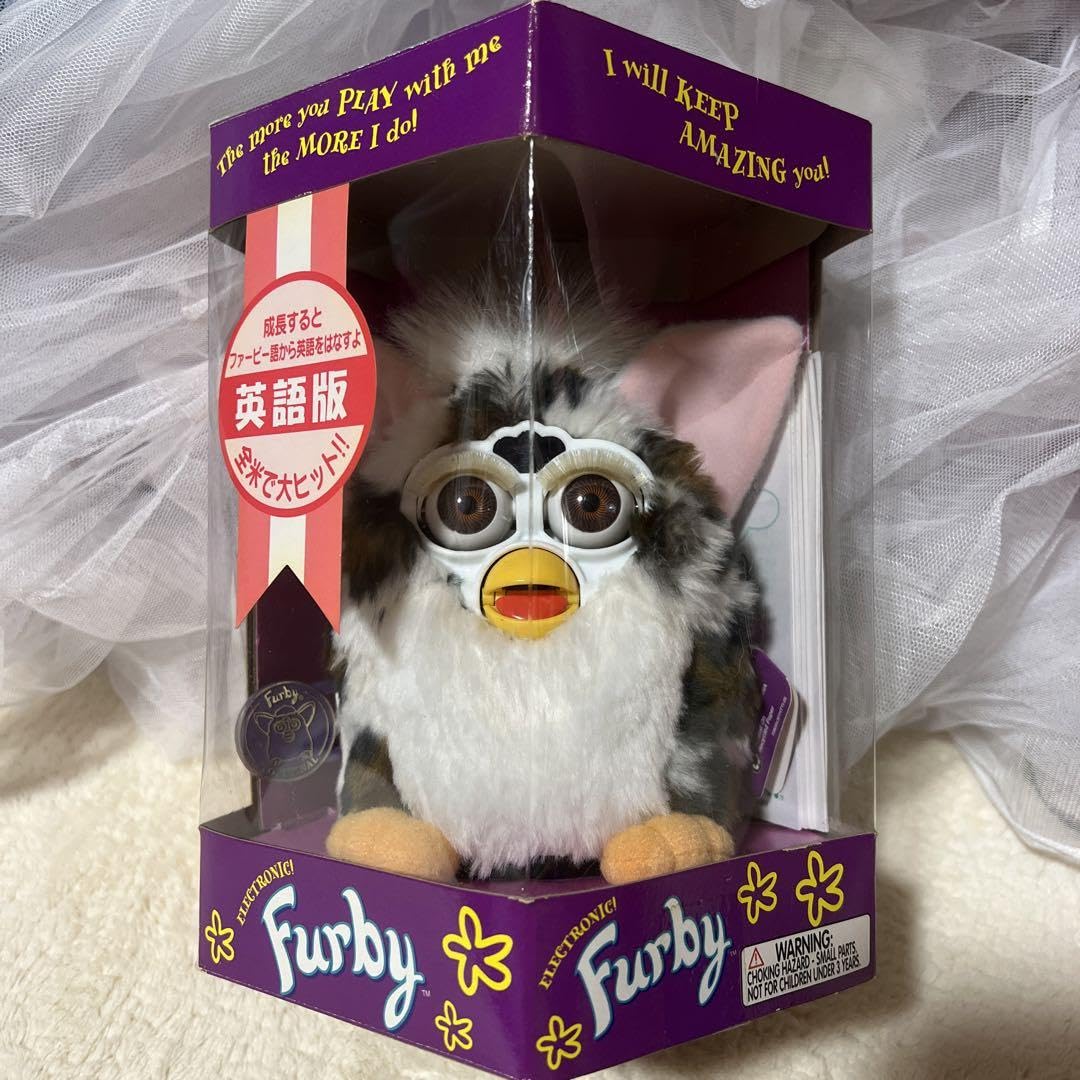 Amazon.co.jp: ファービー 英語版 ヒョウ柄 茶目 ブラウンアイ Furby