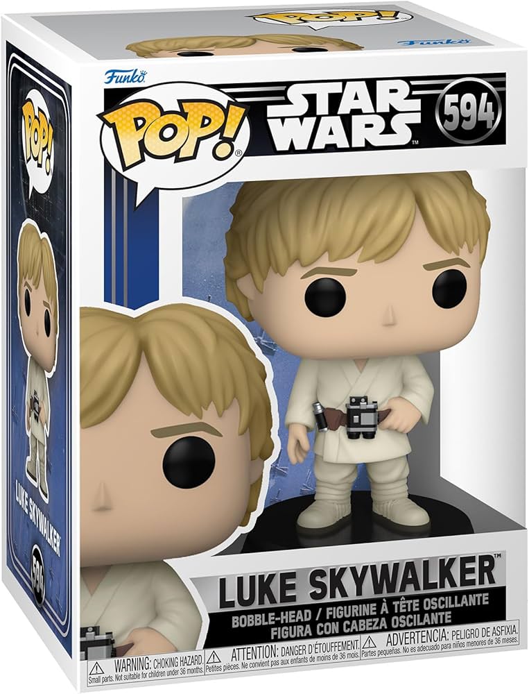 Amazon.com: Funko Pop Star Wars: Star Wars New Classics - Luke