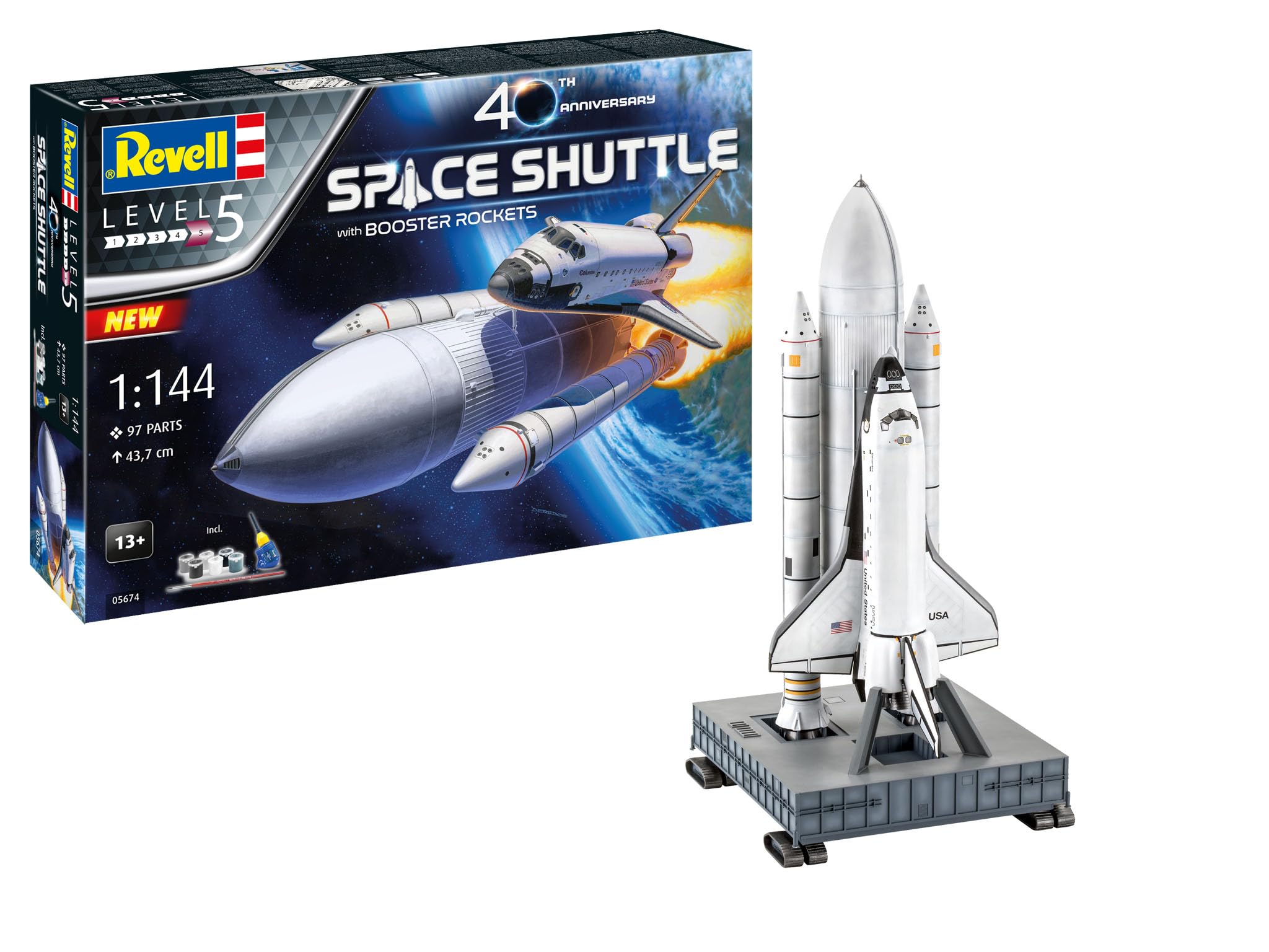Amazon | Revell 05674 スペースシャトル & ブースターズ 40th セット
