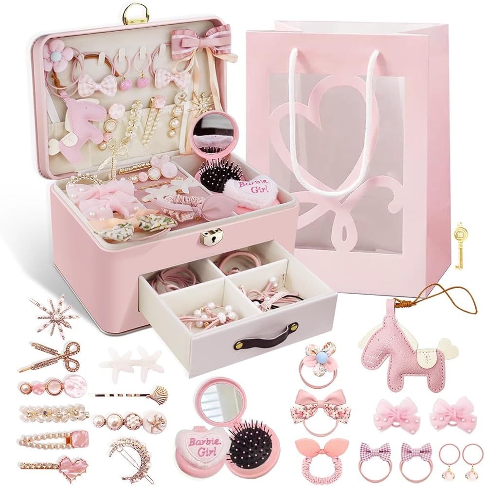 Amazon | [Luxureux] ヘアアクセサリー キッズ ジュエリー