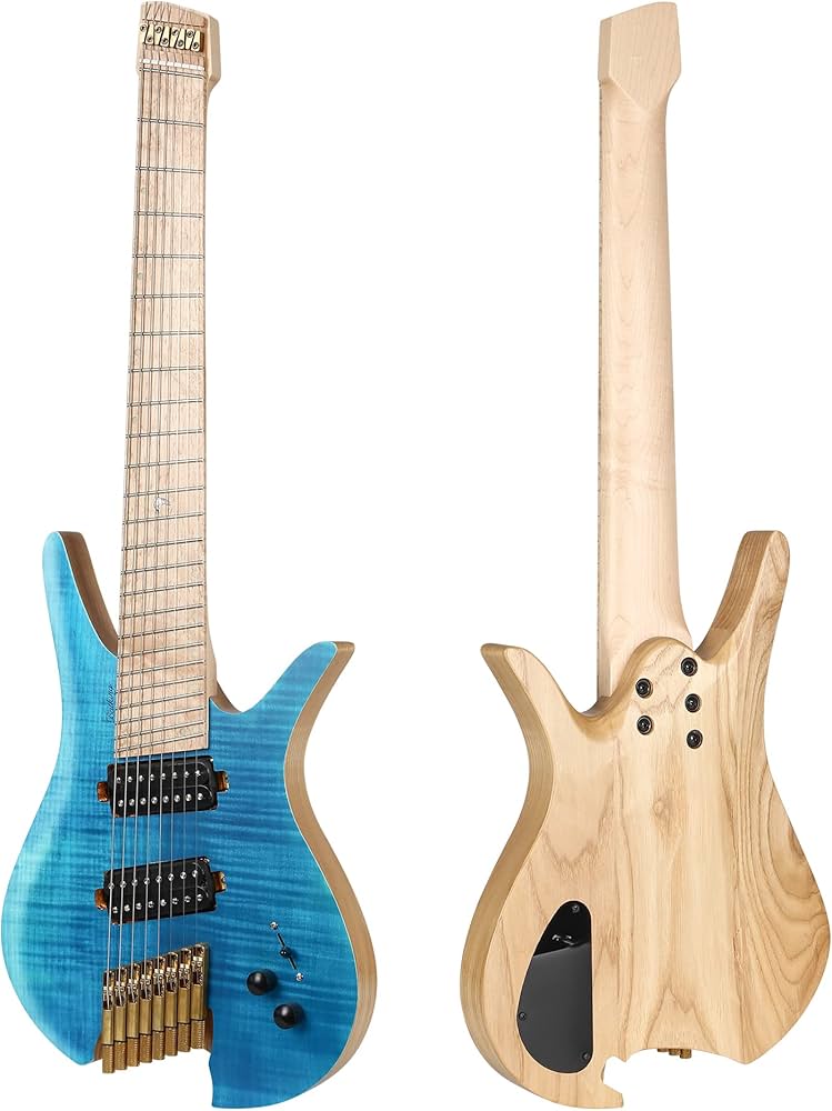 Amazon | Batking ヘッドレス エレクトリック ギター 7弦 ファン