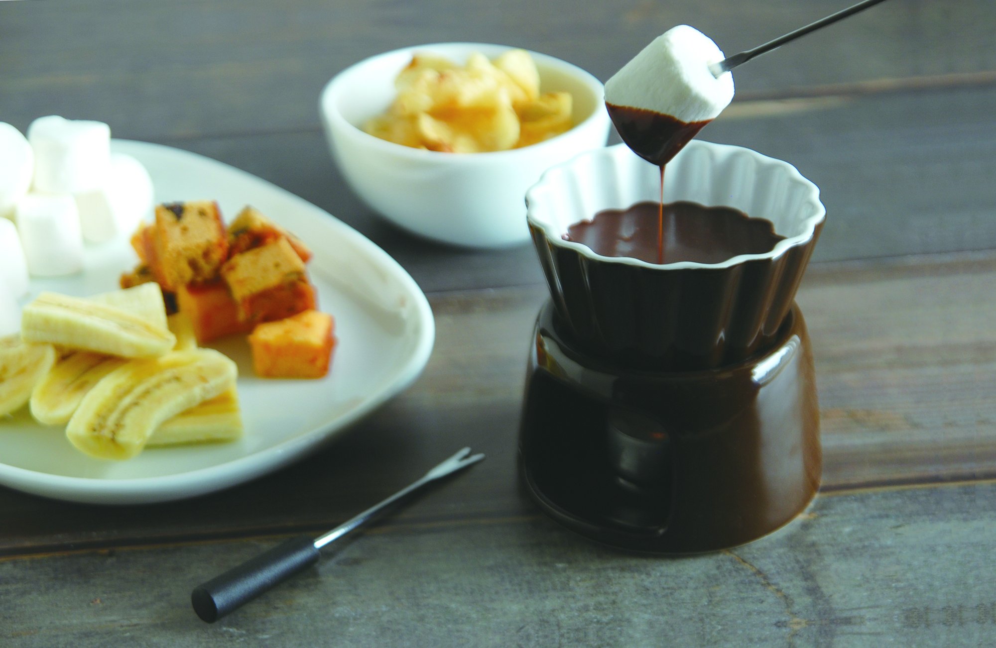 Amazon.co.jp: キントー ミニチョコレートフォンデュ キャンドル付