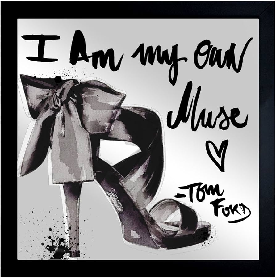 Amazon.com: Oliver Gal 15581_20x20_MIR_FLAT My Own Muse | Framed