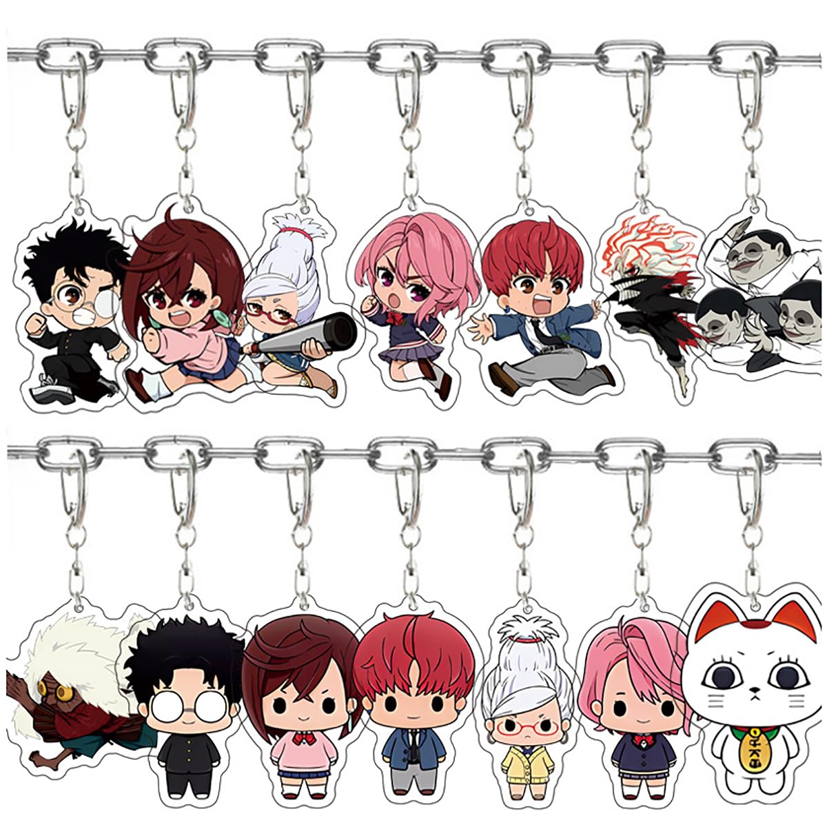 Amazon.co.jp: HANHUO ダンダダン キーホルダー モモ 綾瀬桃 高倉健