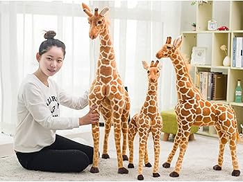 Amazon｜YQkasj キリンの抱き枕 ギフト ぬいぐるみ キリン 大きい