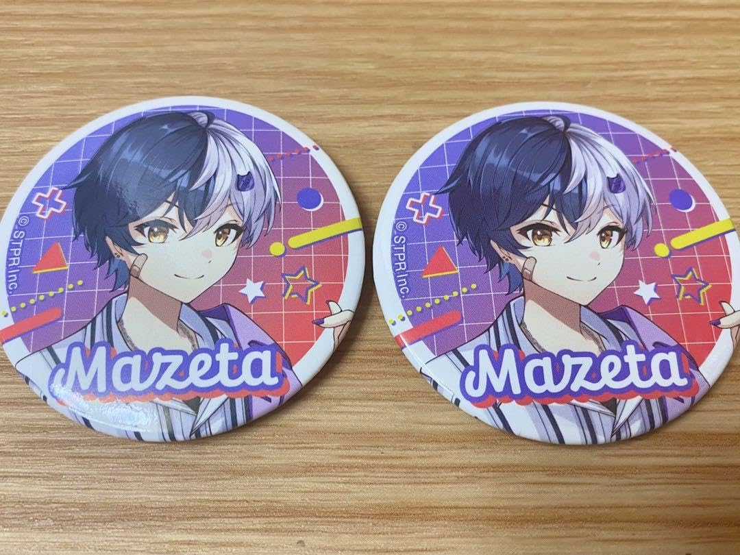 Amazon.co.jp: AMPTAKxCOLORS まぜ太 等身 缶バッジ 虹 : おもちゃ