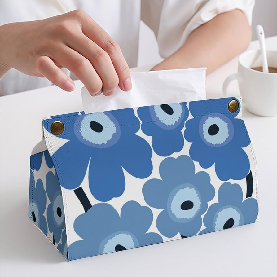 Amazon｜ティッシュケース おしゃれ PUレザー マリメッコ 花柄