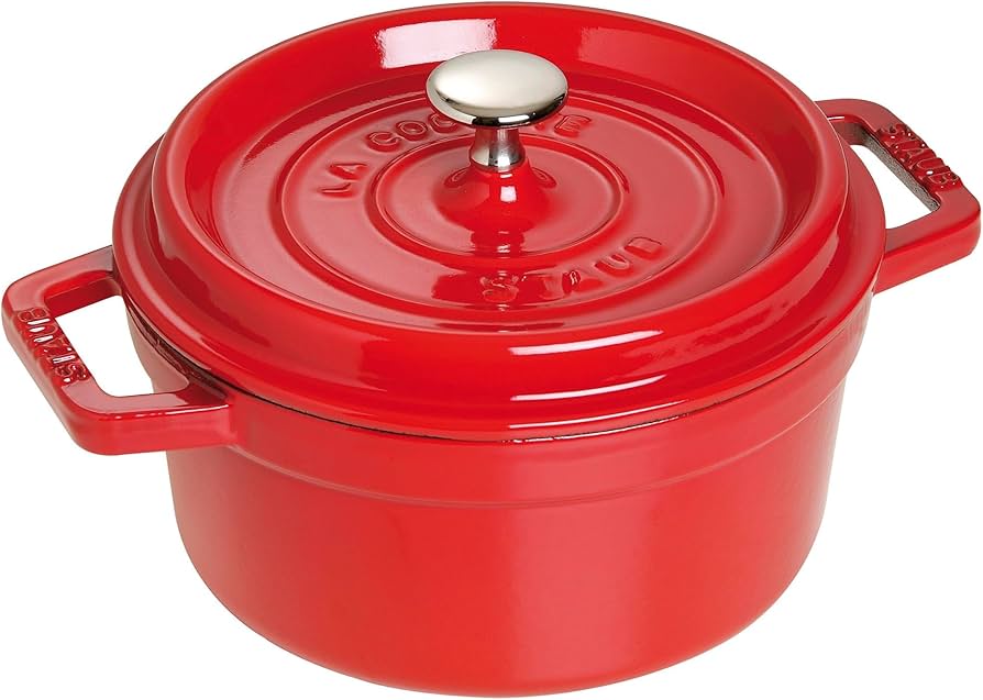 Amazon.com: STAUB Cast Iron Round Cocotte, Dutch Oven, 2.75-quart