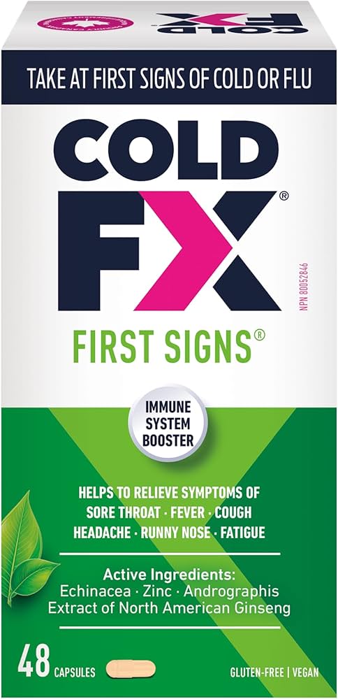 COLD-FX First Signs, Helps to relieve symptoms of sore throat