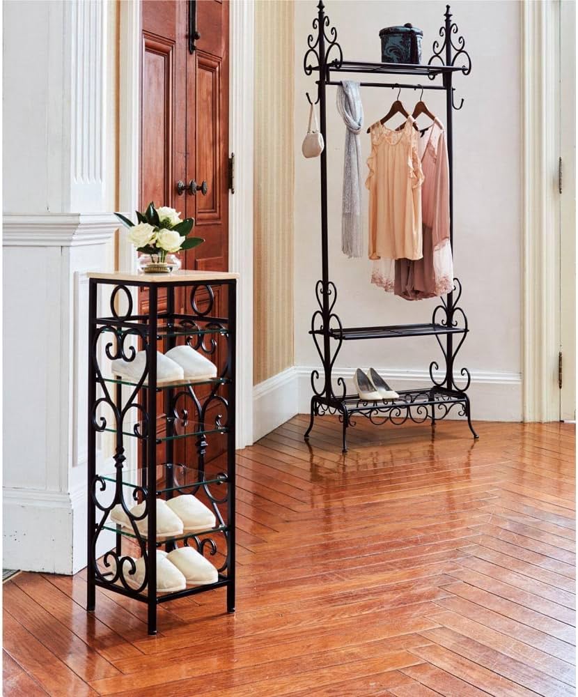 Amazon｜クラシカルアイアンシリーズ 大理石スリッパラック 609520