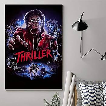 Amazon.co.jp: スリラー映画マイケル・ジャクソンのポスター ポスター