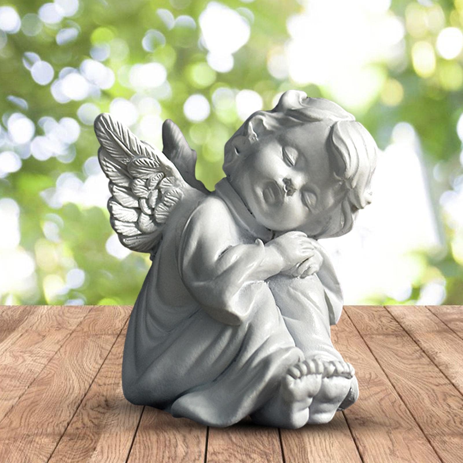 Amazon.co.jp: 天使の置物 妖精 置物 ケルビムの彫刻 ミニ エンジェル