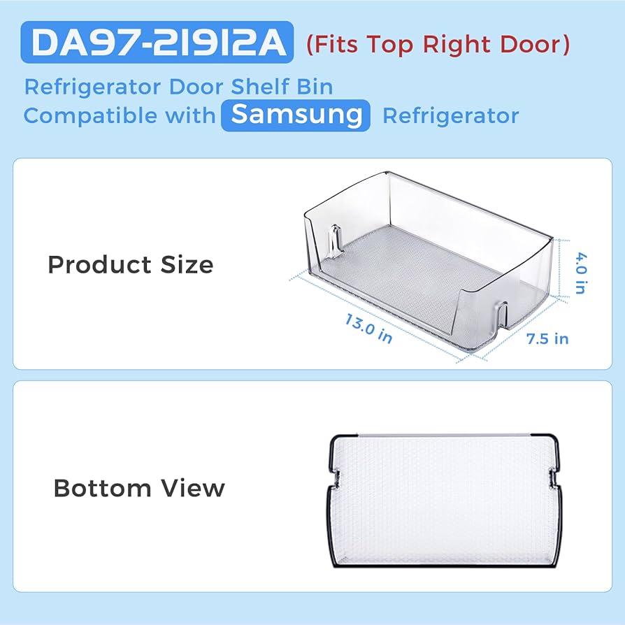 Amazon.com: 13.0 Inch DA97-21912A DA63-11219A Refrigerator Door