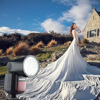 Amazon | GODOX V1Oラウンドヘッドカメラフラッシュスピードライト10