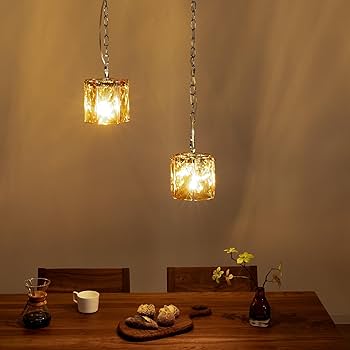 Amazon.co.jp: VENTOTA ガラスペンダントライト 吊り下げ 間接照明 E17